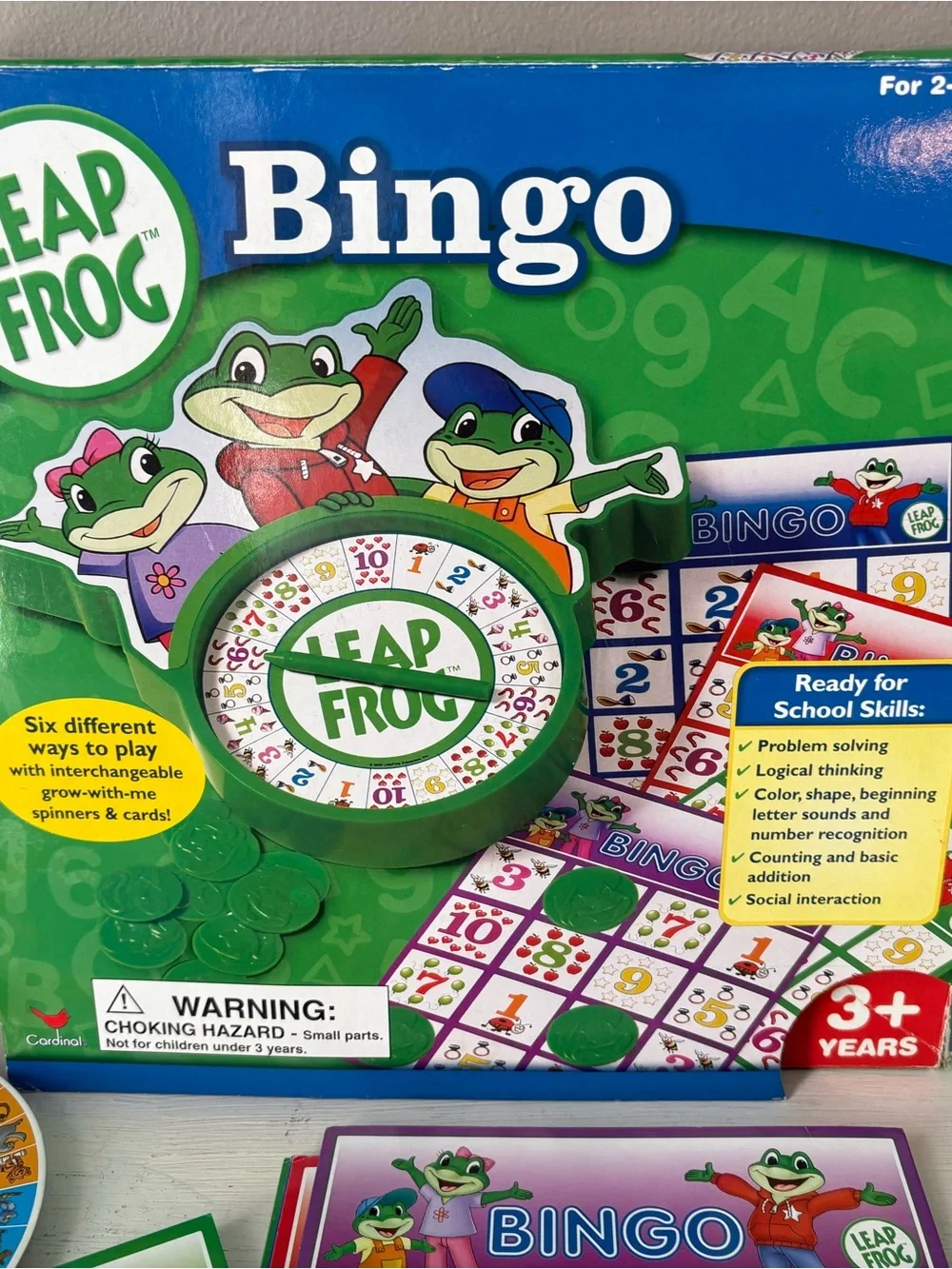 LeapFrog Bingo Game - Green Educational Kids Matching Game
